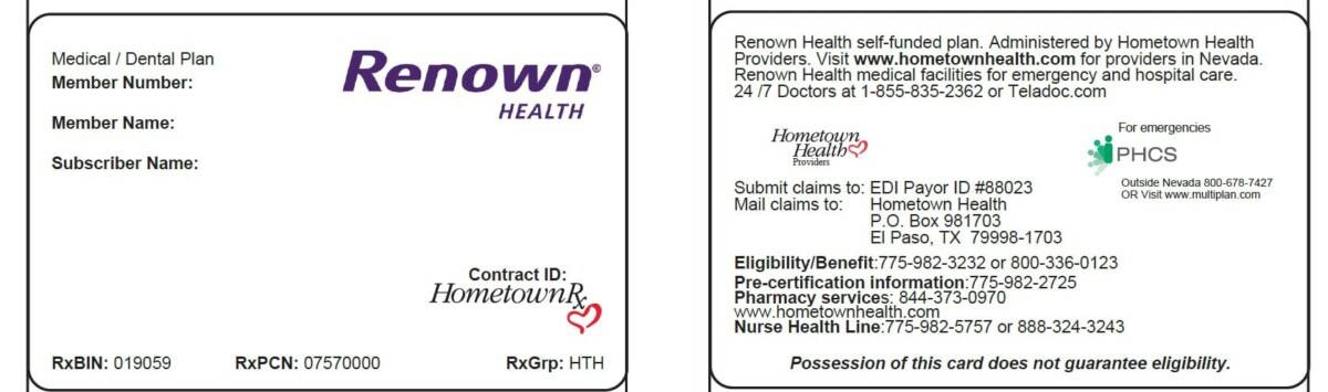 renown member id card